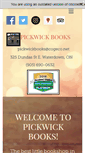 Mobile Screenshot of pickwickbooks.com